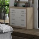 Cómoda 4 cajones modelo Tambor