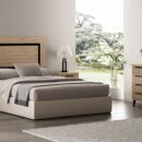 Dormitorio modelo Florencia con cabezal Oxford.